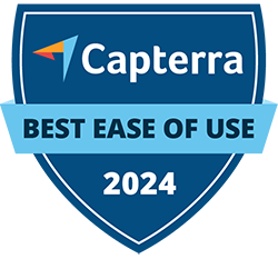 Capterra best ease of use badge2024